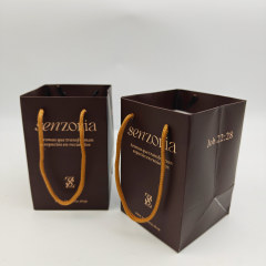 Recycled Paperboard Gift Bags with Custom Print for Apparel & Footwear