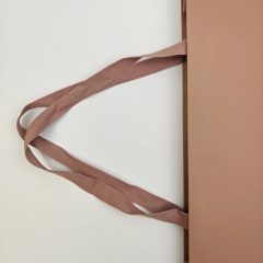 Custom Printed Paper Gift Bags with Herringbone Handles Recyclable Luxury Shopping Bags for Apparel