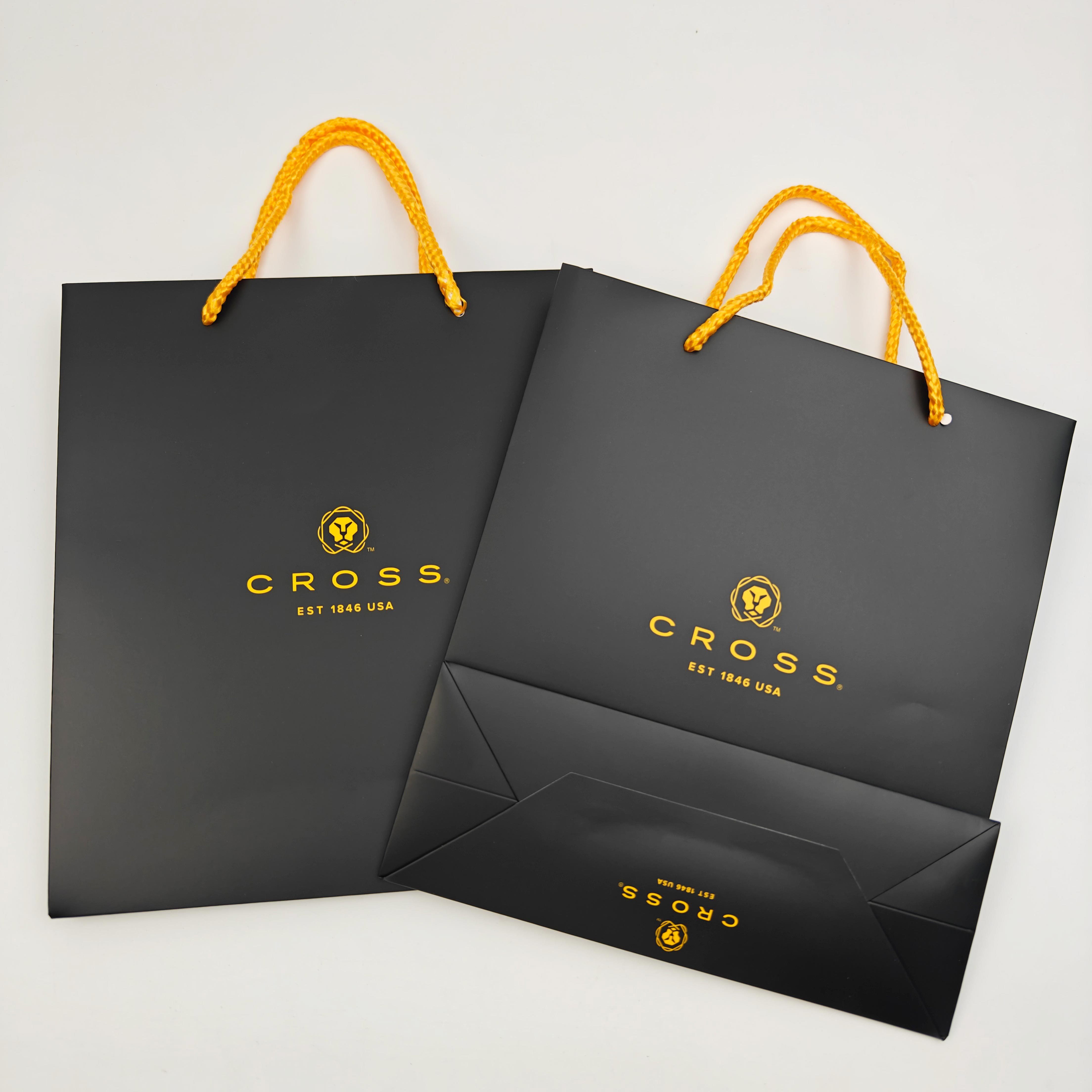 Custom Rigid Paperboard Gift Bags Recycled & Eco-Friendly Retail Packaging