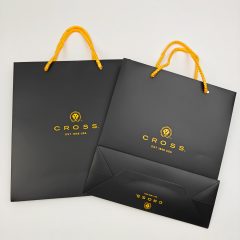 Custom Rigid Paperboard Gift Bags Recycled & Eco-Friendly Retail Packaging