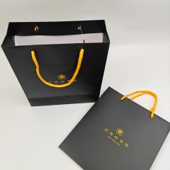 Custom Rigid Paperboard Gift Bags Recycled & Eco-Friendly Retail Packaging
