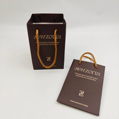 Recycled Paperboard Gift Bags with Custom Print for Apparel & Footwear
