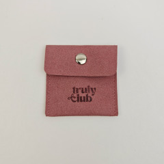 Luxury Microfiber Jewelry Display Pouch Custom Embossing Logo Bag for Necklace & Earring