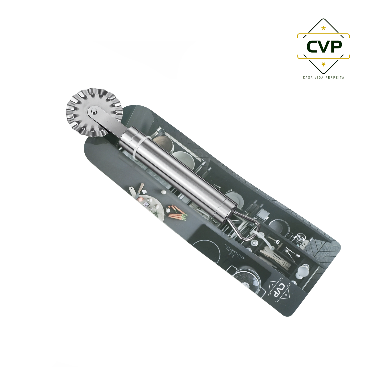 W Fluted Pastry Wheel