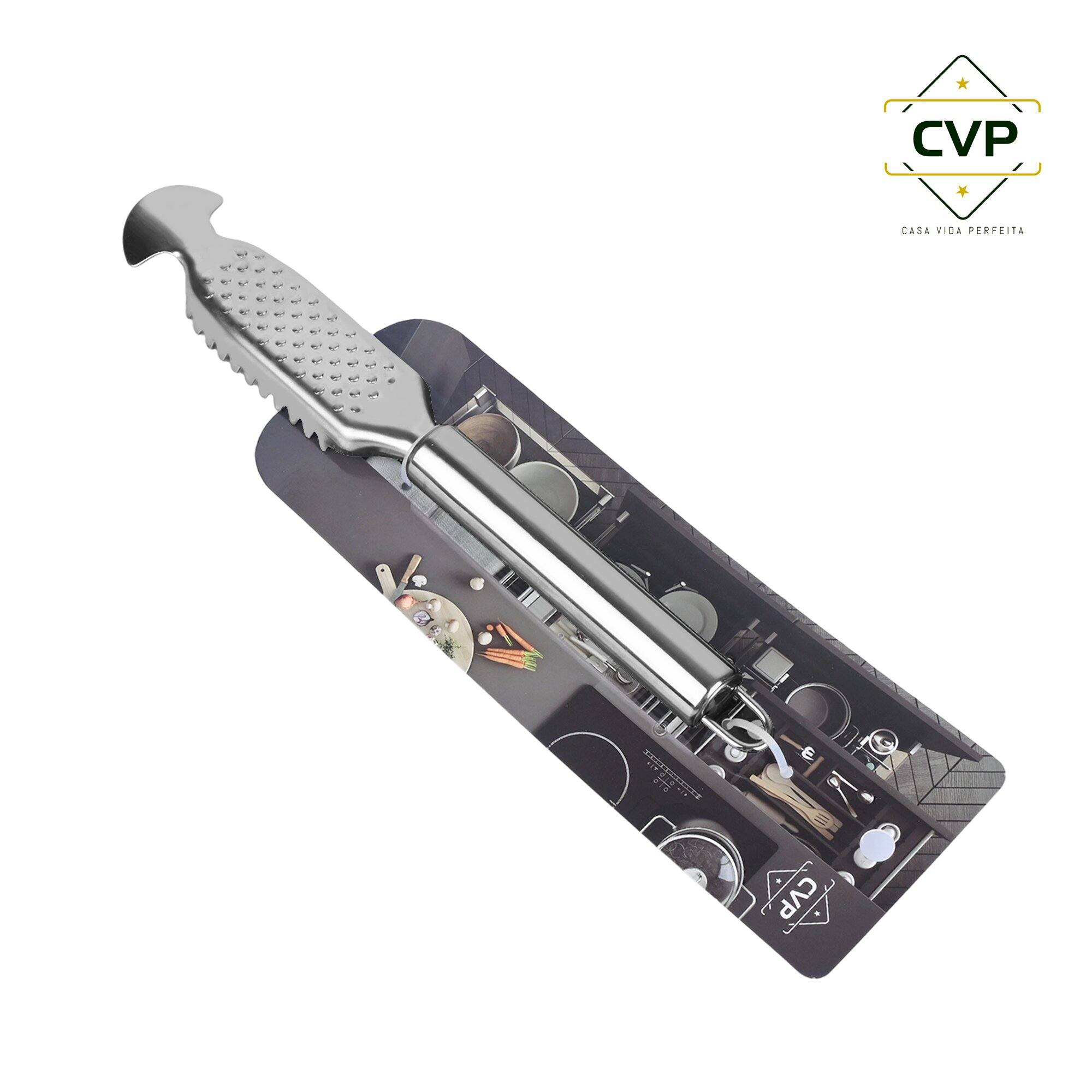 Round Tube Handle Ginger Grater Fish Scaler