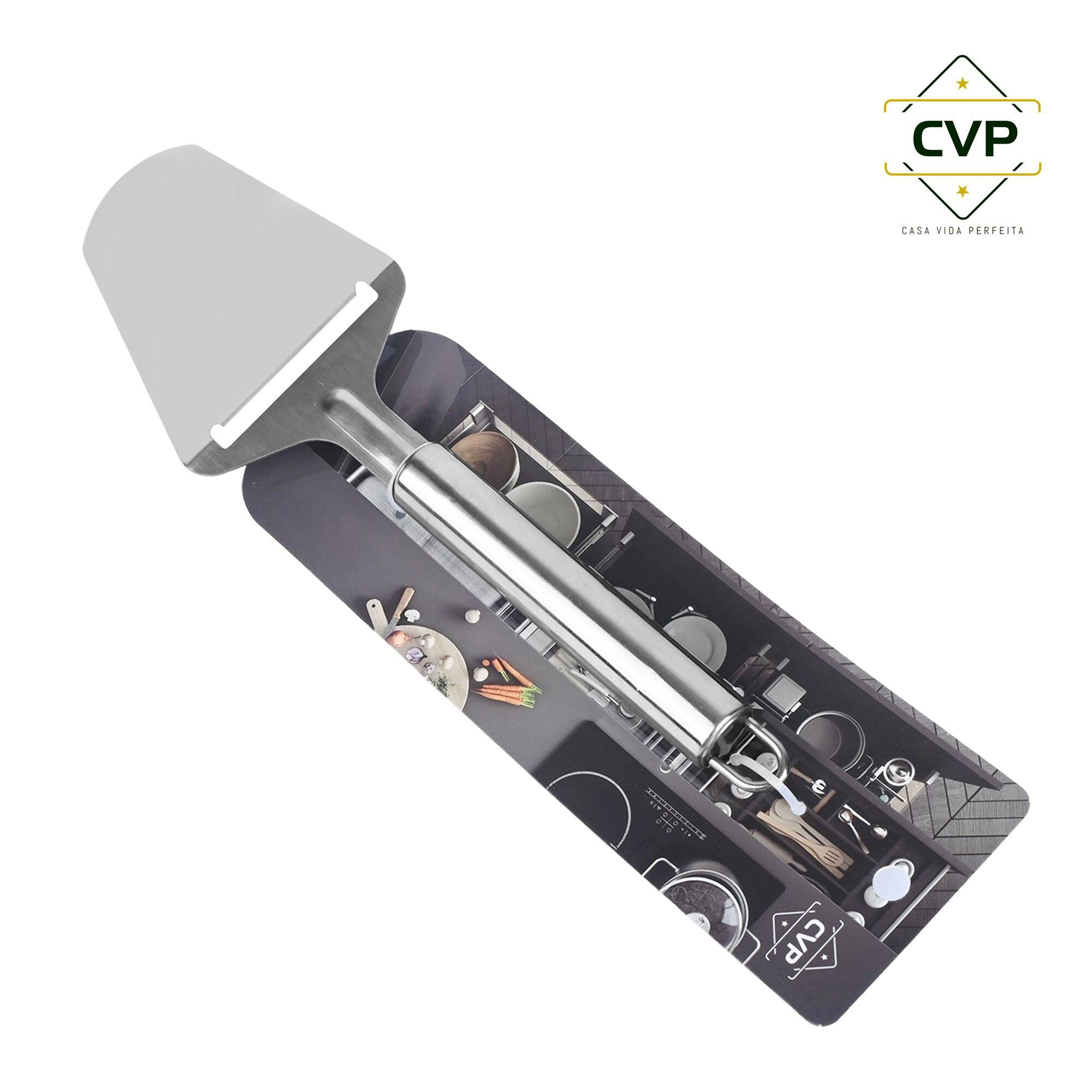 Round Tube Handle Cheese Grater Spatula