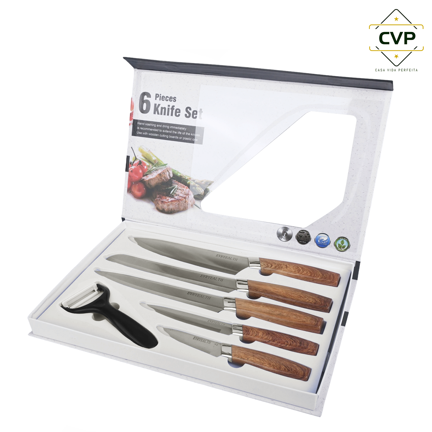 AD-S029 Wood Grain Spray Painting Six-Piece Set