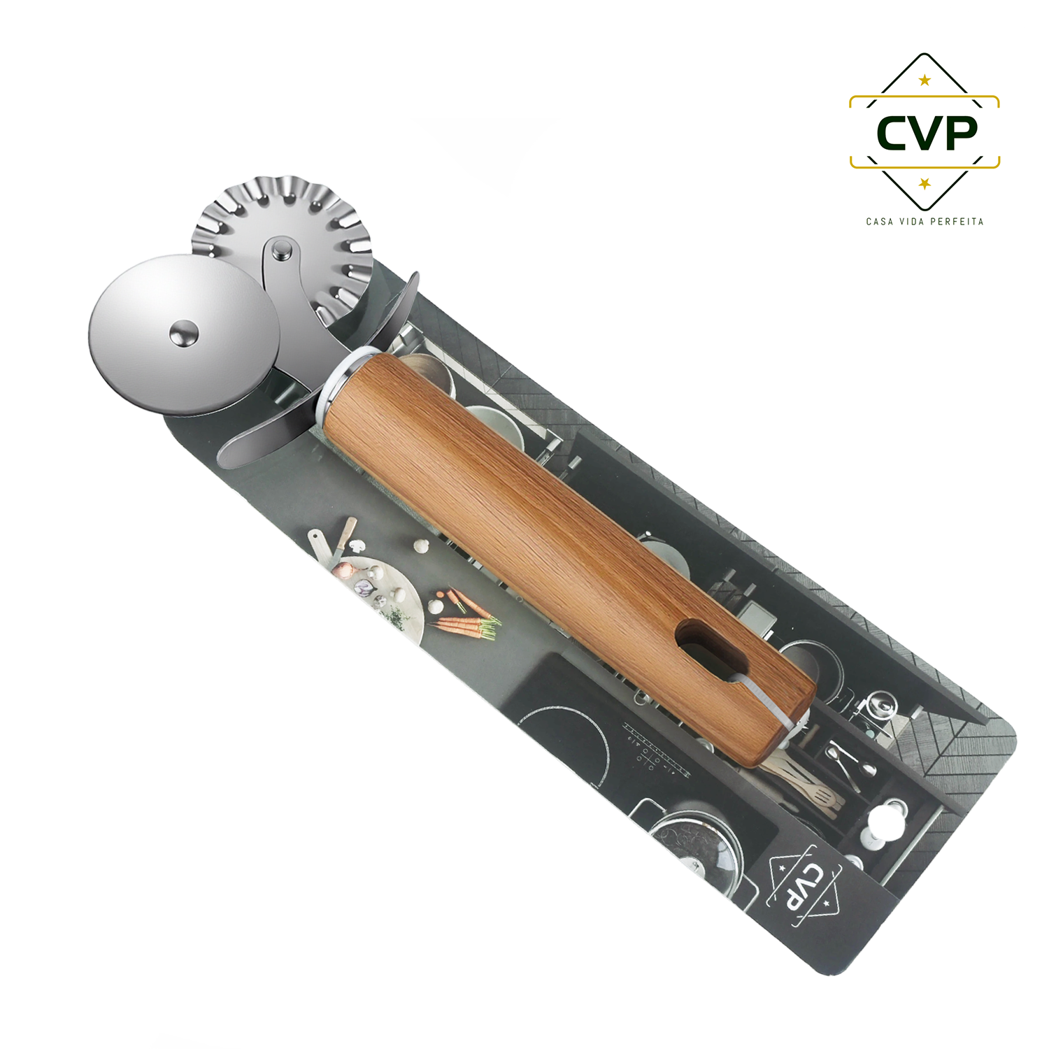 Q Double Wheel Pastry Cutter