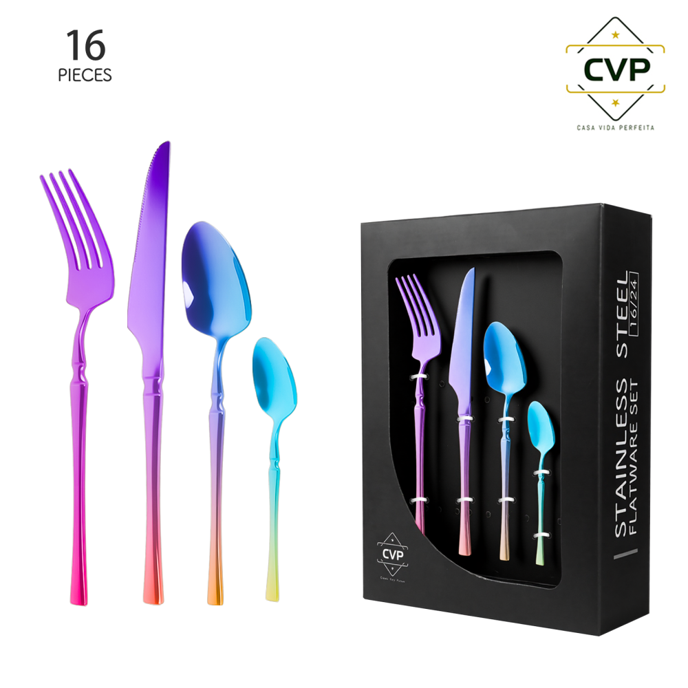 Slim Waist Series 16-Piece Set Colorful