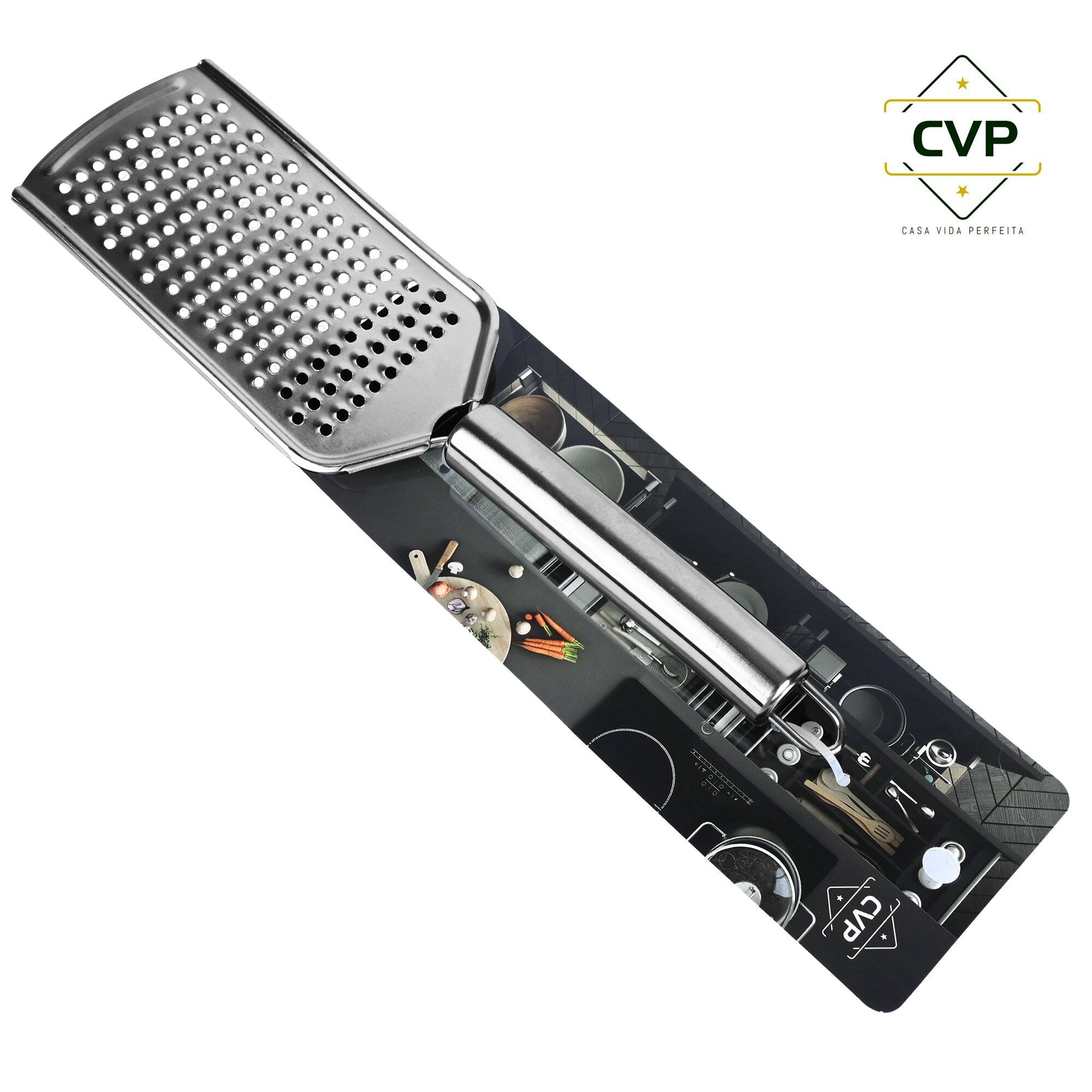 Round Tube Handle Flat Grater (Small Holes)