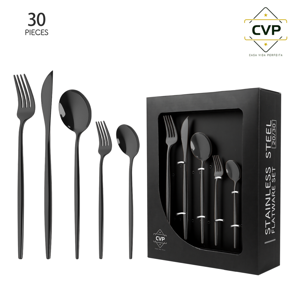 Portugal Series 30-Piece Set Black