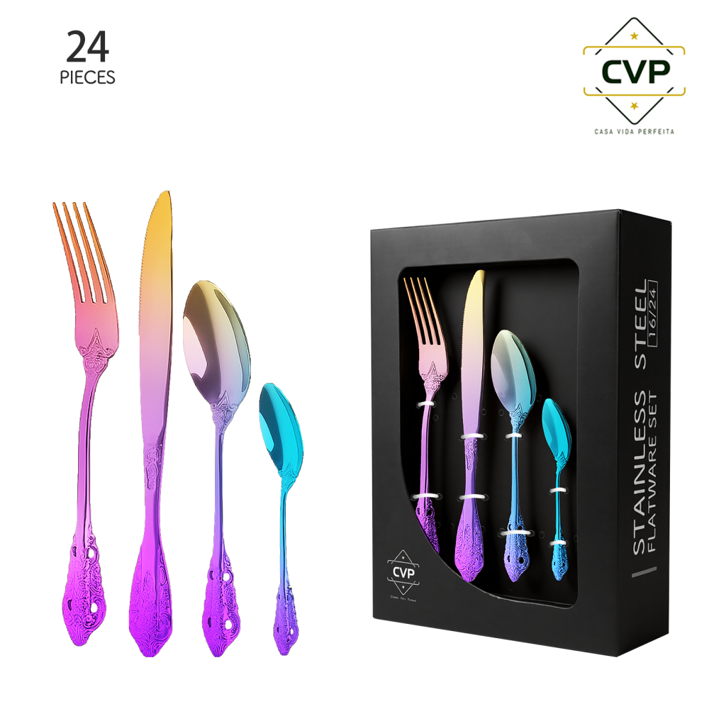 Palace Series 24-Piece Set Colorful