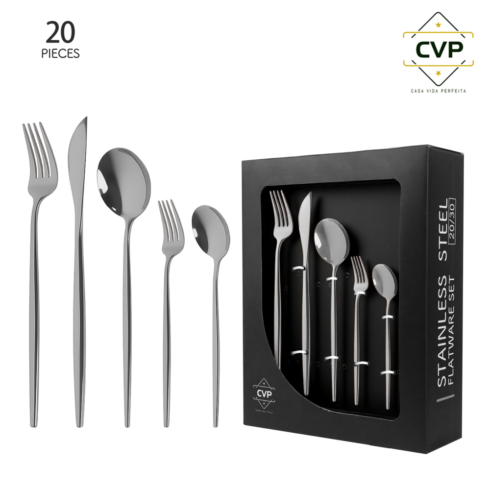Portugal Series 20-Piece Set Silver
