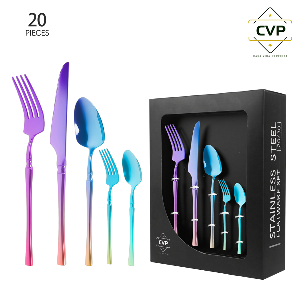 Slim Waist Series 20-Piece Set Colorful