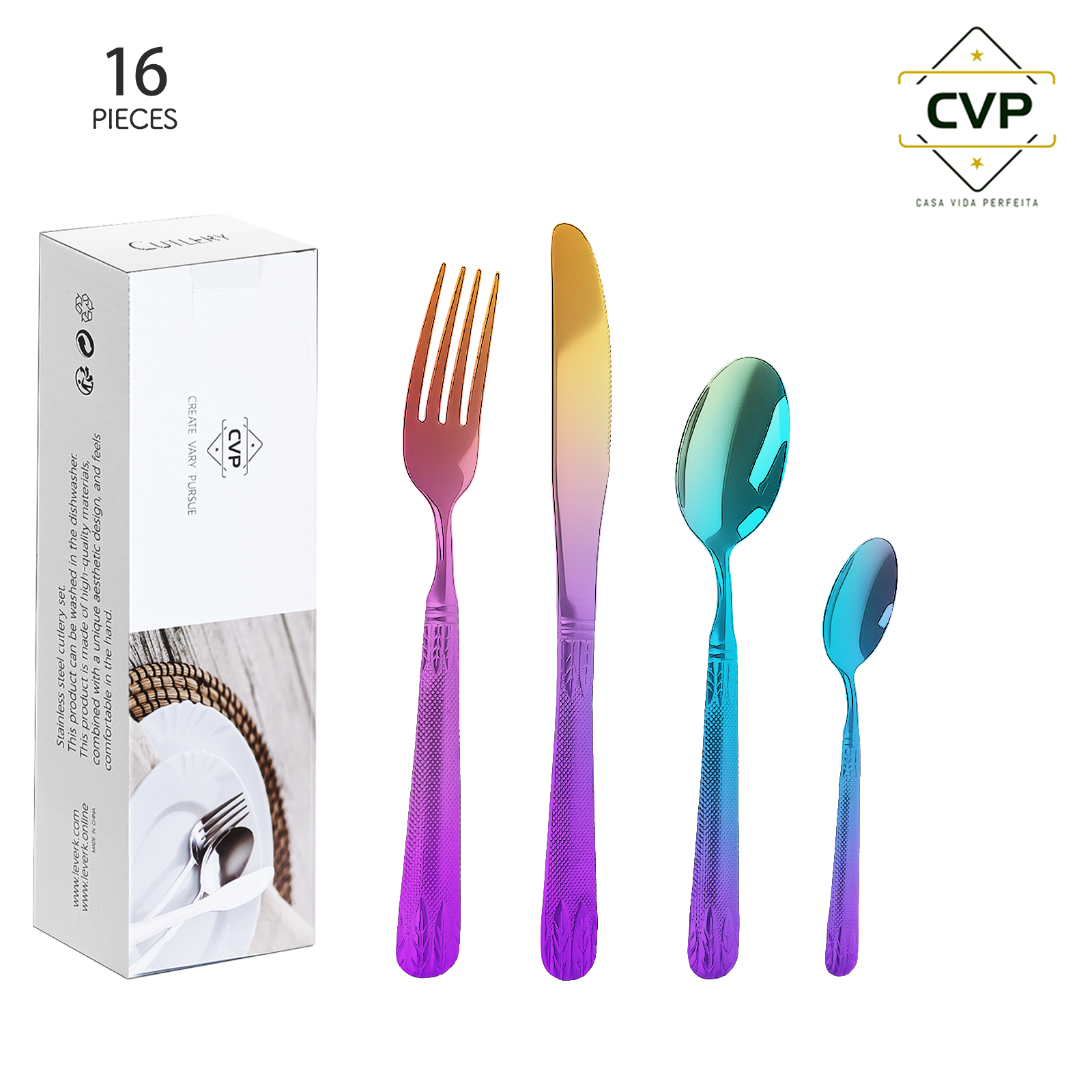 A58 Wheat Ear Series 16-Piece Set Colorful.