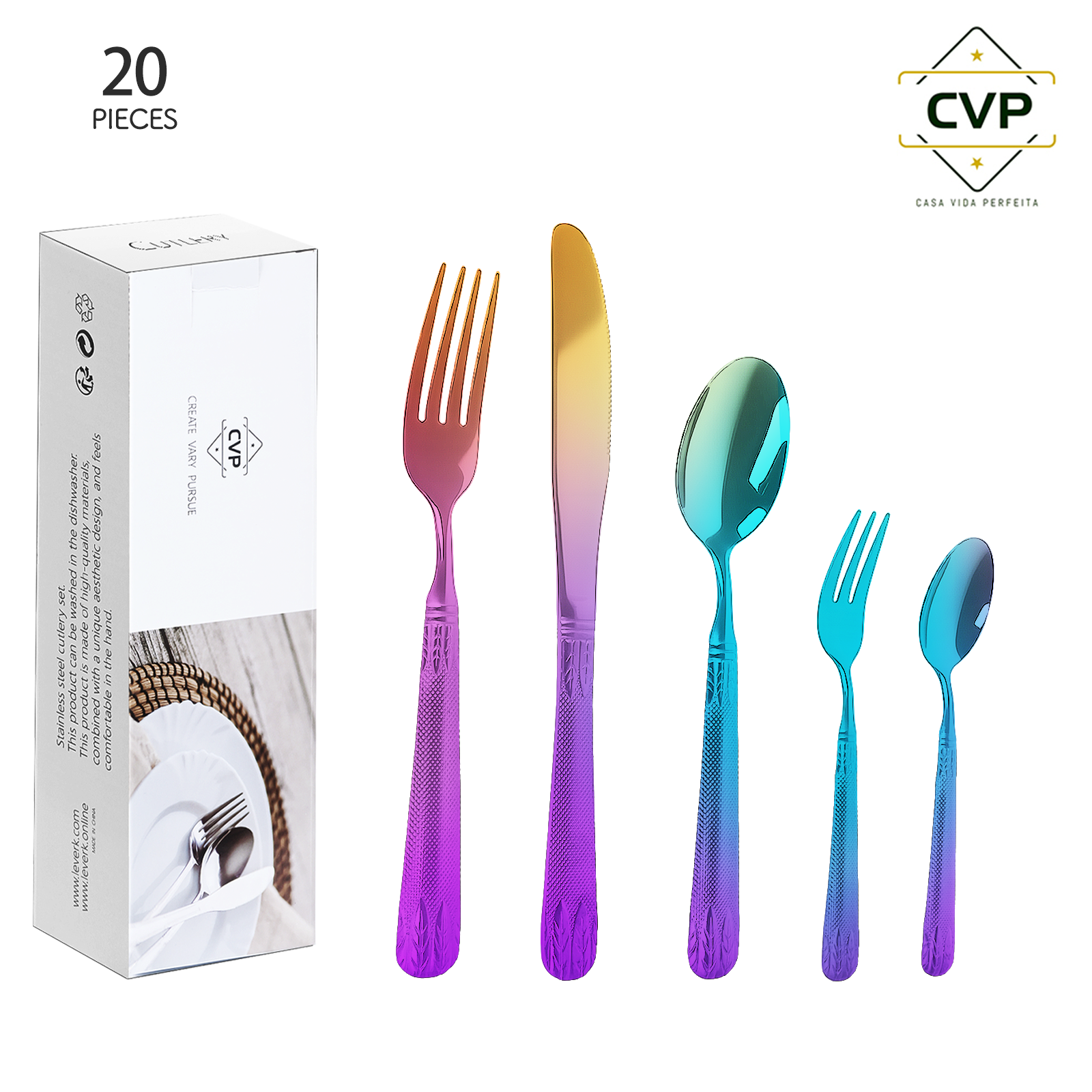A58 Wheat Ear Series 20-Piece Set Colorful.