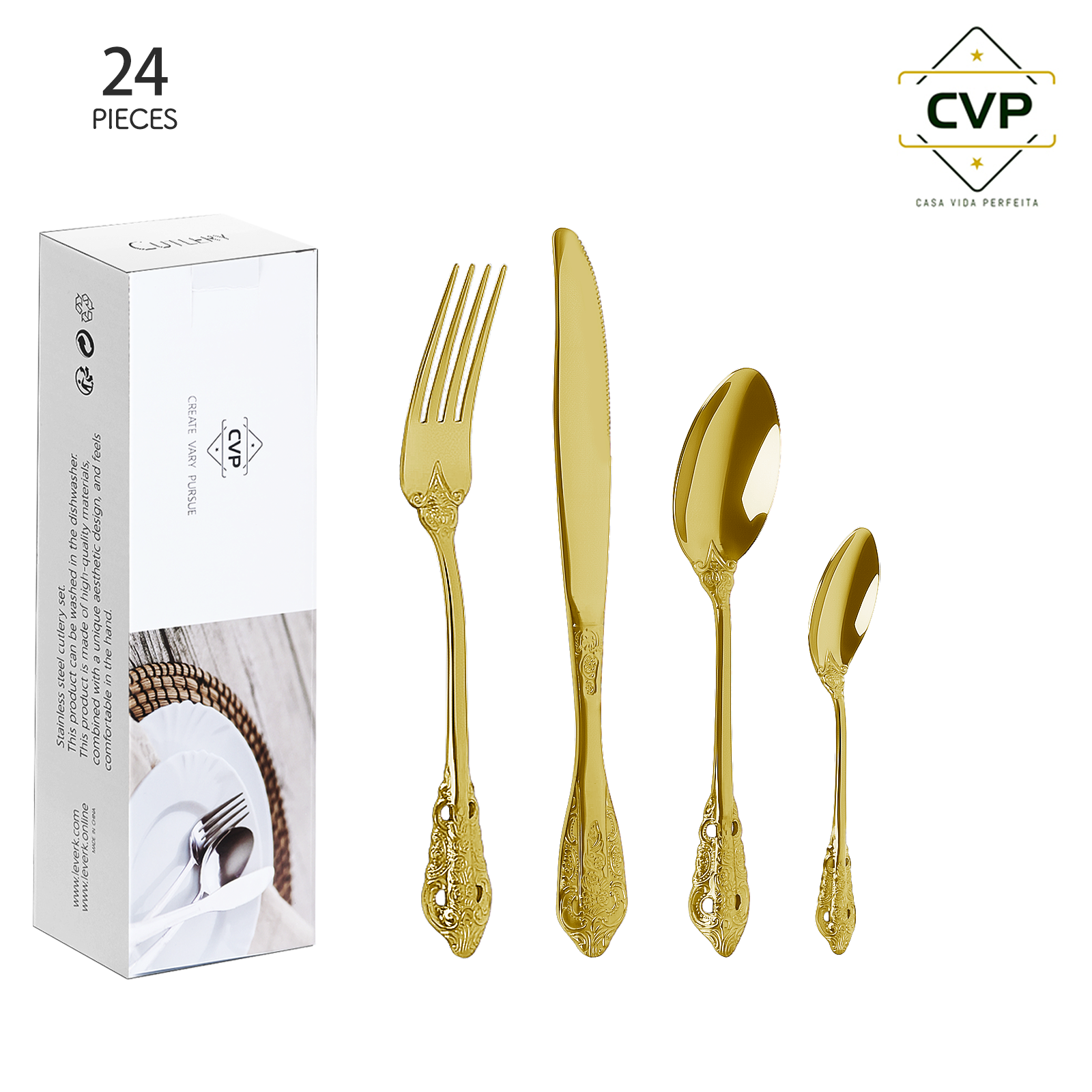 Palace Series 24-Piece Set Gold.