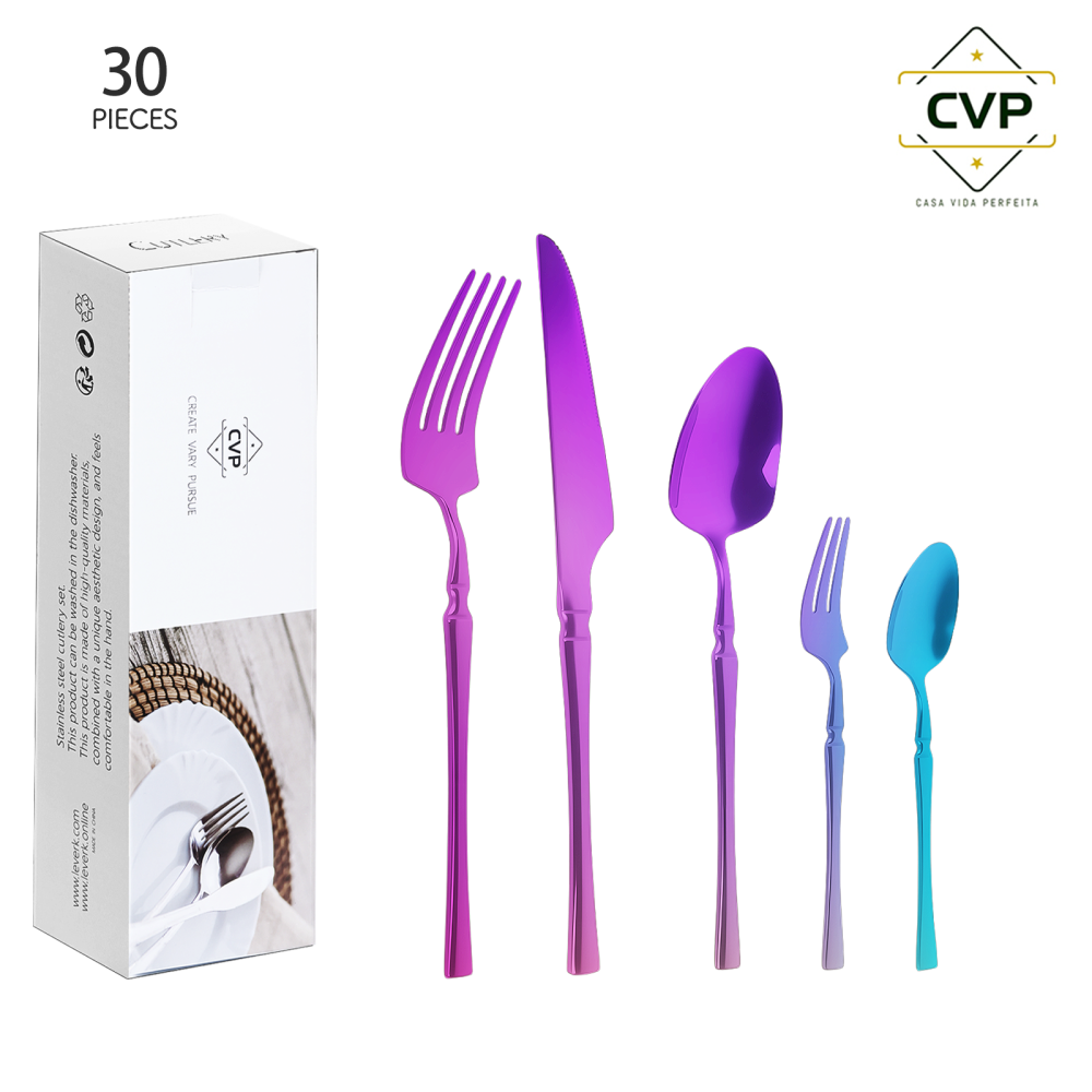 Slim Waist Series 30-Piece Set Colorful.