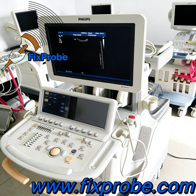 Philips IE33/IU22 color ultrasound complete set of accessories Repair and sale