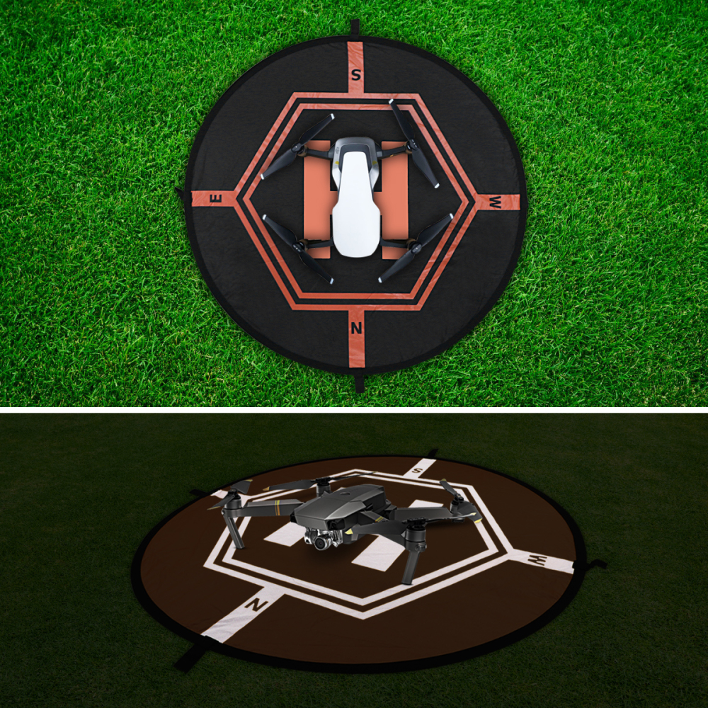 Landing Pad Drone DJI Helipad Reflective Foldable 75CM for RC Quadcopter Drone DJI Spark Mavic Pro Air Phantom