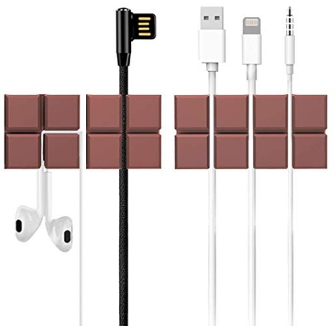 Cable Clips, UKON Cable Management Cord Organizer for Dek, Wire Cord Holder Adhesive for Home, Office, Cubicle, Car, Desktop Cable Organizer