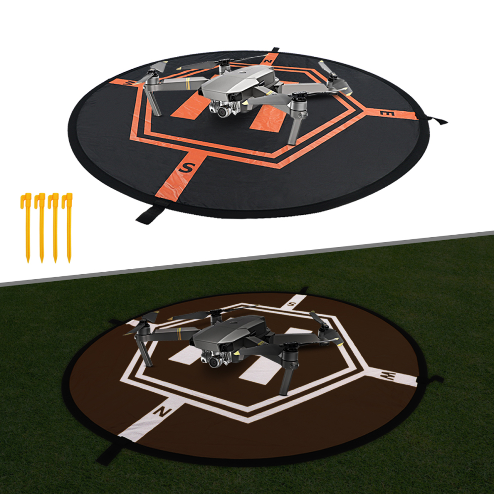 Landing Pad Drone DJI Helipad Reflective Foldable 75CM for RC Quadcopter Drone DJI Spark Mavic Pro Air Phantom