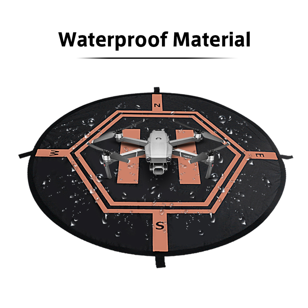 Landing Pad Drone DJI Helipad Reflective Foldable 75CM for RC Quadcopter Drone DJI Spark Mavic Pro Air Phantom