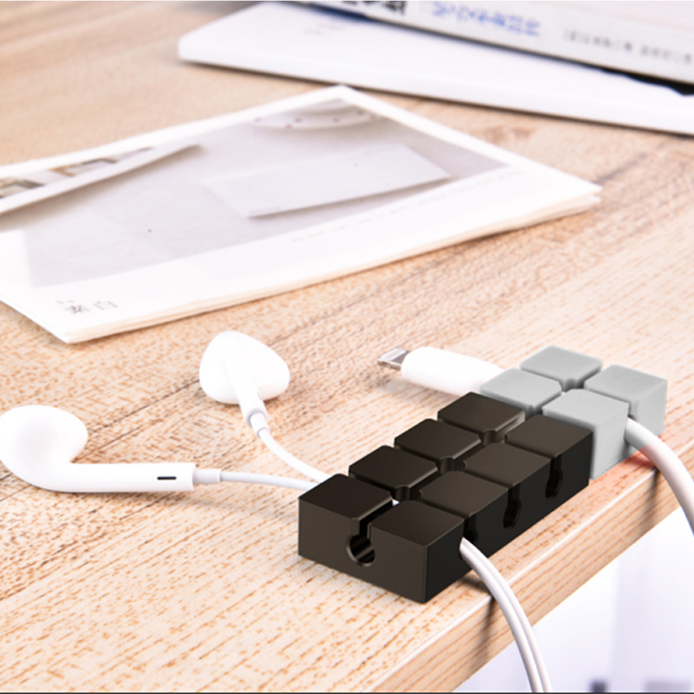 Cable Clips, UKON Cable Management Cord Organizer for Dek, Wire Cord Holder Adhesive for Home, Office, Cubicle, Car, Desktop Cable Organizer