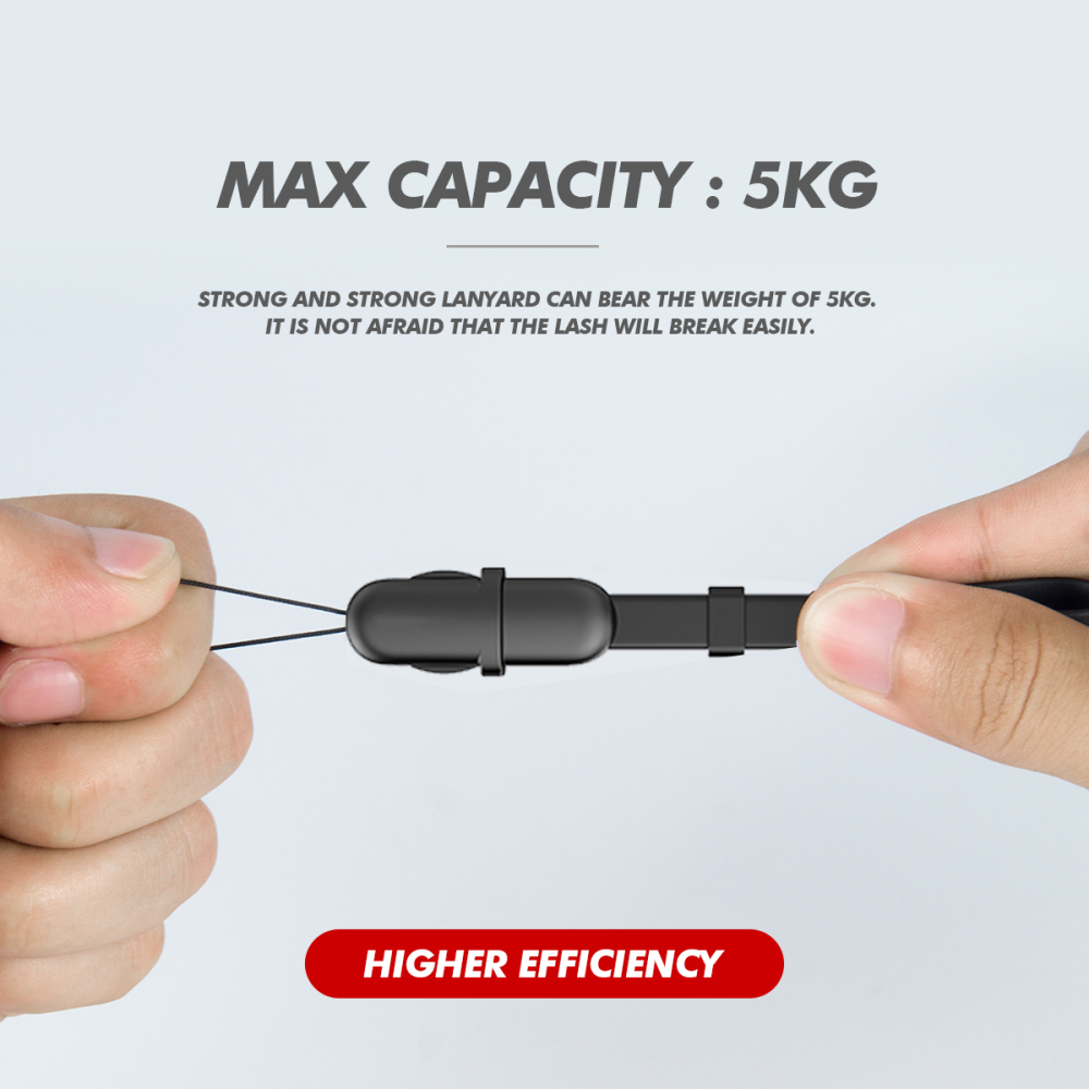 ROCONTRIP Data Cable with Hand Wrist Lanyard Strap Micro USB to USB, lighting, type C Charging Cable