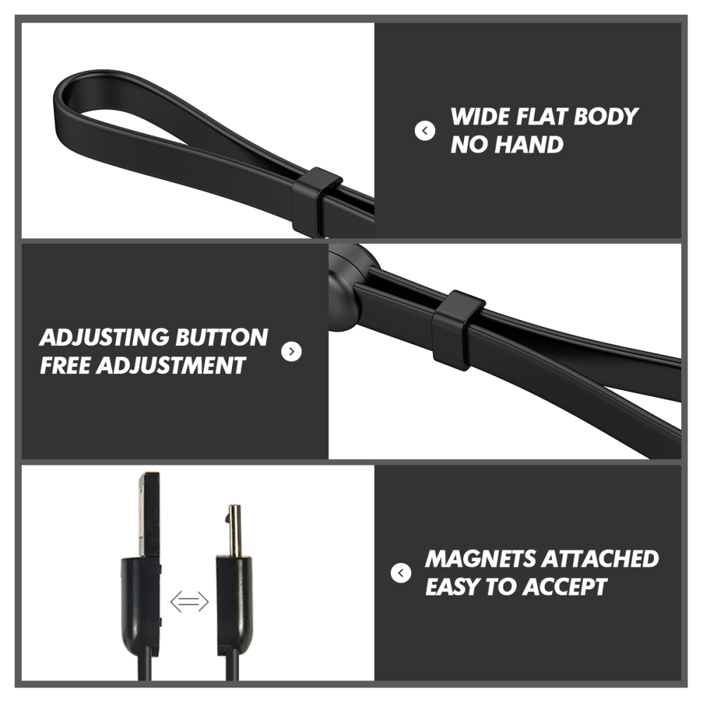 ROCONTRIP Data Cable with Hand Wrist Lanyard Strap Micro USB to USB, lighting, type C Charging Cable