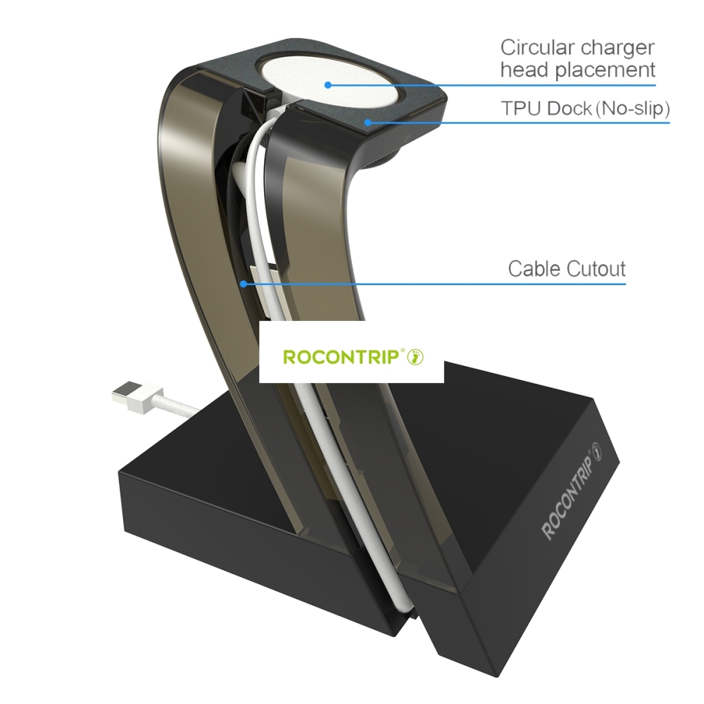 Rocontrip Apple Watch Stand-Apple Watch charging stand for Series 4 / Series 3 38mm/42mm