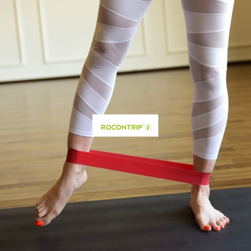 Rocontrip Resistance Bands, 100% Natural Latex Exercise Bands for Stretching Strength Training Yoga Pilates Building Muscle Fat loss Rehabilitation wi