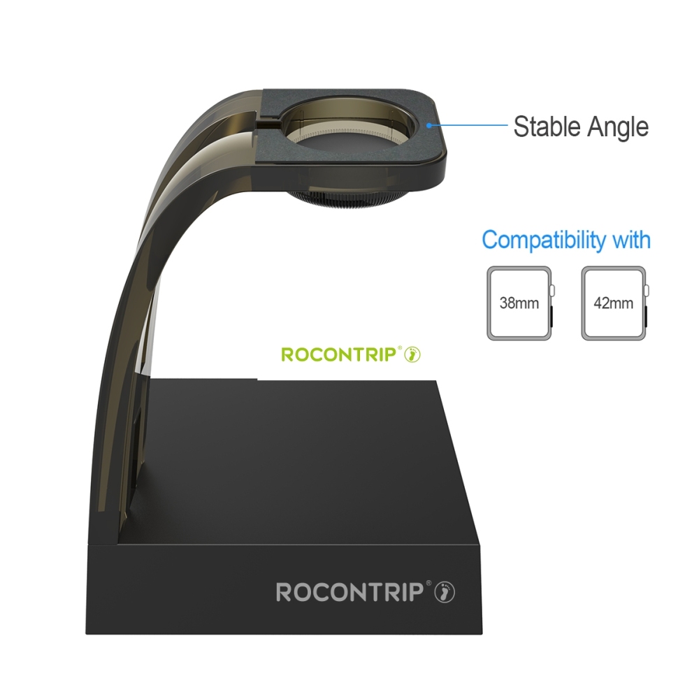 Rocontrip Apple Watch Stand-Apple Watch charging stand for Series 4 / Series 3 38mm/42mm
