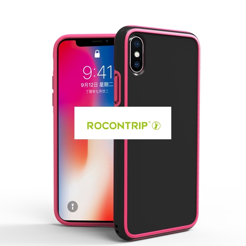 Rocontrip ANTI-drop phone back case for Apple iphoneX TPU+PC double cover to protect you phone
