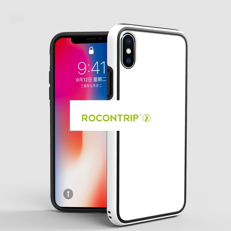 Rocontrip ANTI-drop phone back case for Apple iphoneX TPU+PC double cover to protect you phone