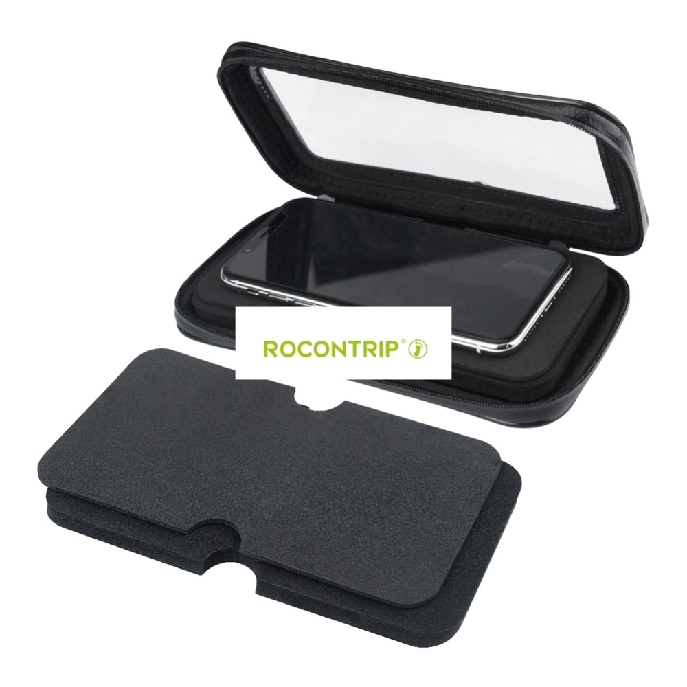 ROCONTRIP Bike Bag, Bike Pouch Phone Holder Front Frame with Touchscreen