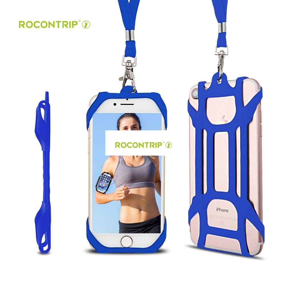 Rocontrip Running Armband Phone Lanyard Adjustable Wristband  Hands-Free Safety