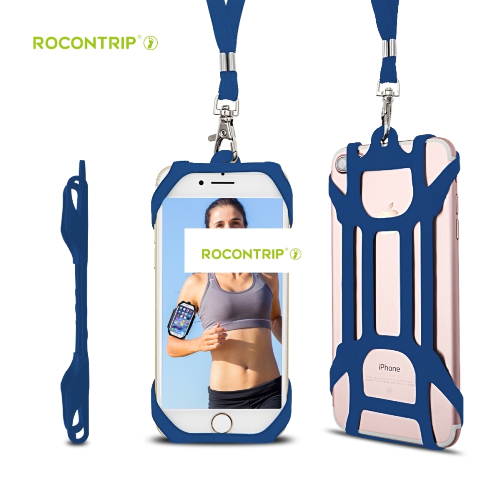 Rocontrip Running Armband Phone Lanyard Adjustable Wristband  Hands-Free Safety