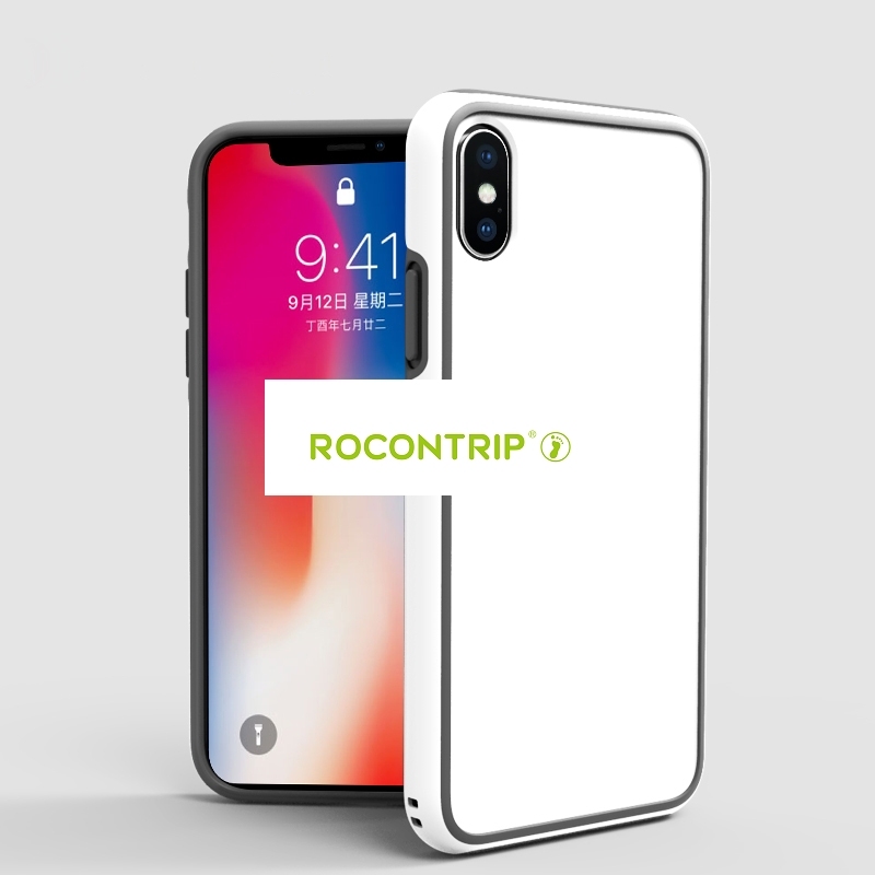 Rocontrip ANTI-drop phone back case for Apple iphoneX TPU+PC double cover to protect you phone