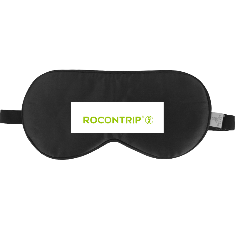 Rocontrip 100% Silk Sleep Mask Comfortable Super Soft With Adjustable Strap