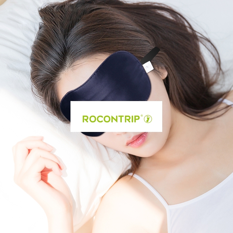 Rocontrip 100% Silk Sleep Mask Comfortable Super Soft With Adjustable Strap