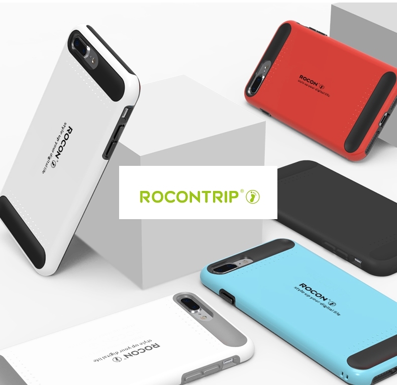 Rocontrip ANTI-drop phone back case for Apple iphone7/8 TPU+PC double cover to protect you phone