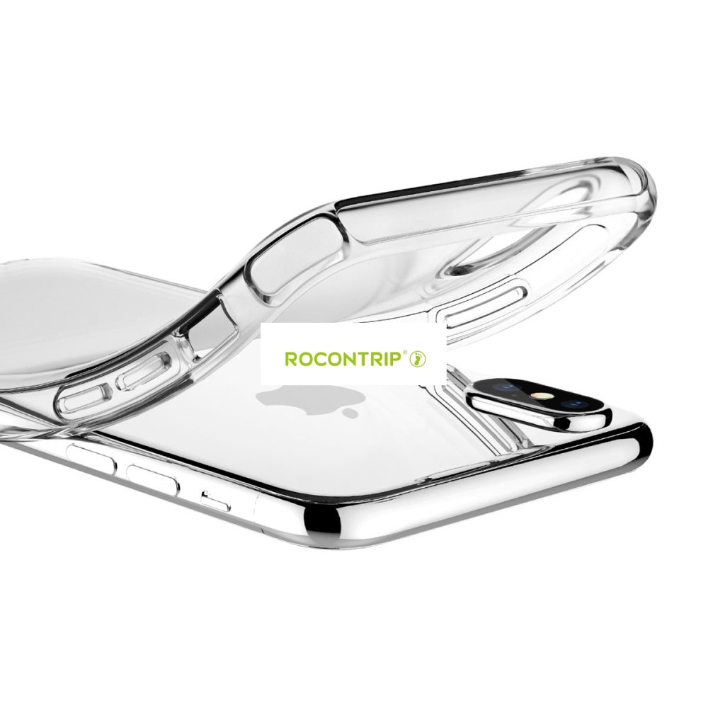 ROCONTRIP iPhone X phone case soft clear TPU cornern air bumper drop proof protect case