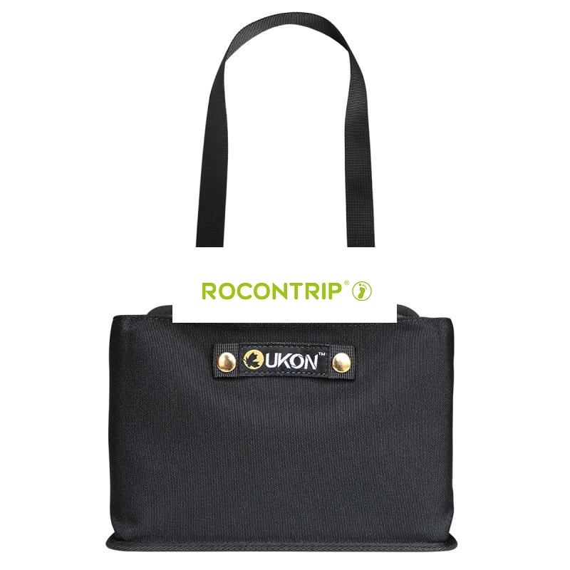 UKON  Best Large Car Trash Can for Litter TrashStash Hanging Car Trash Bag with Leakproof Lining and Spring Frame Closure