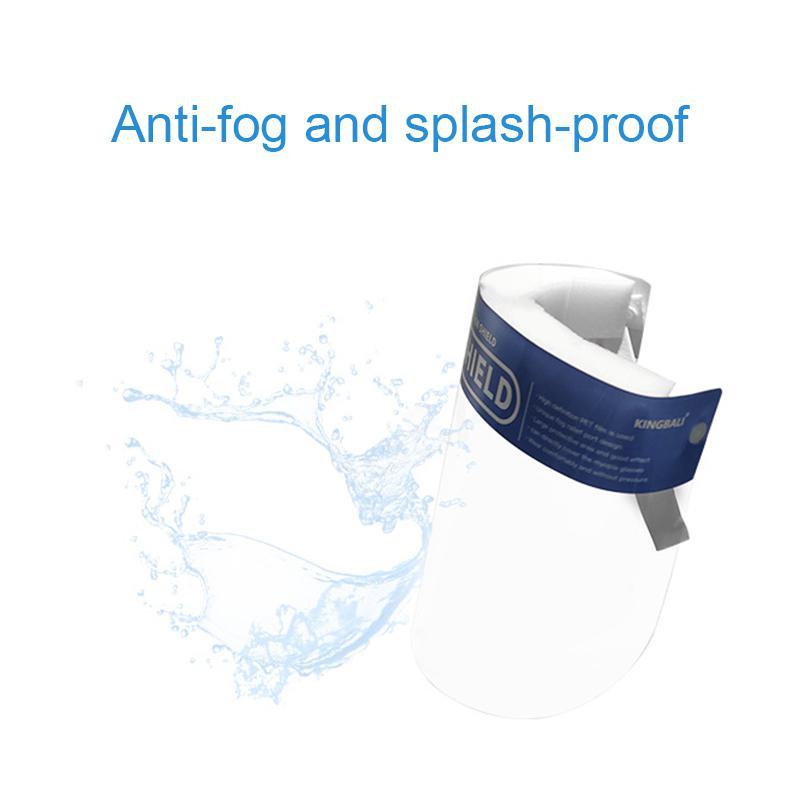 Reusable Medical Face Shield Unisex Face Shield Adjustable Transparent Breathable Full Face Protective Visor Mask (3 Pcs)