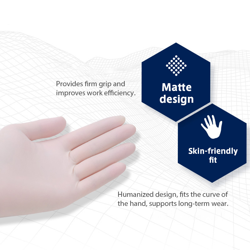 Disposable Latex Gloves Medical Exam Grade Gloves Personal Health Protect Gloves Surgical Gloves Multipurpose for Household Cleaning,Hospitals,Laborat