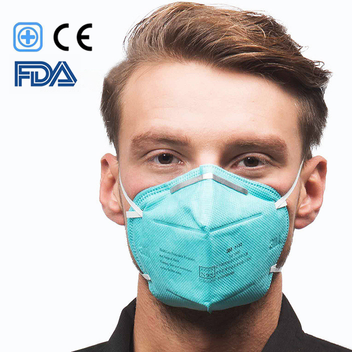 3M 9132 Medical Grade Mask Surgical Mask Healthcare Respiratory Mask Filter over 95% of Particulate Matter to Anti-Germ Droplets Body Fluids Secretion