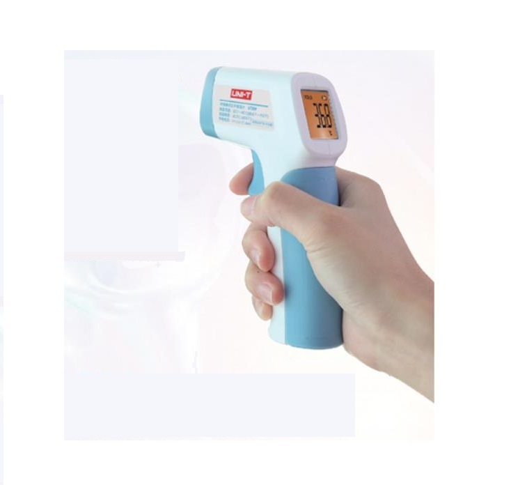 Portable Digital Infrared Forehead Thermometer with LCD Display Accurate Instant Readings for Adults Children Kids Fever Ear Forehead Check (UT30H)