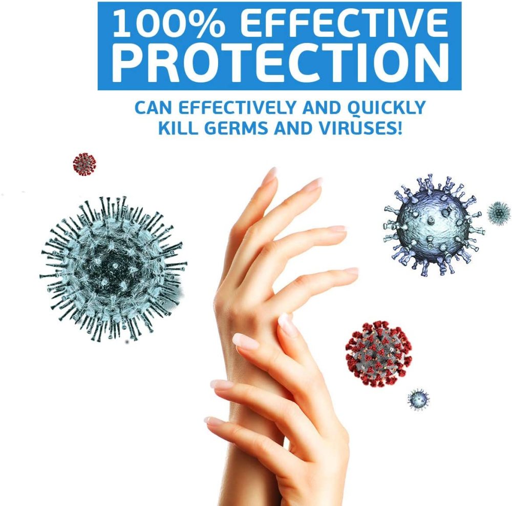 Hand Sanitizer Gel Quick-drying Water-free Disposable Antibacterial Hygienic Gel Containing 75% Alcohol Bacteriostatic Gel for Home Office(500ml)