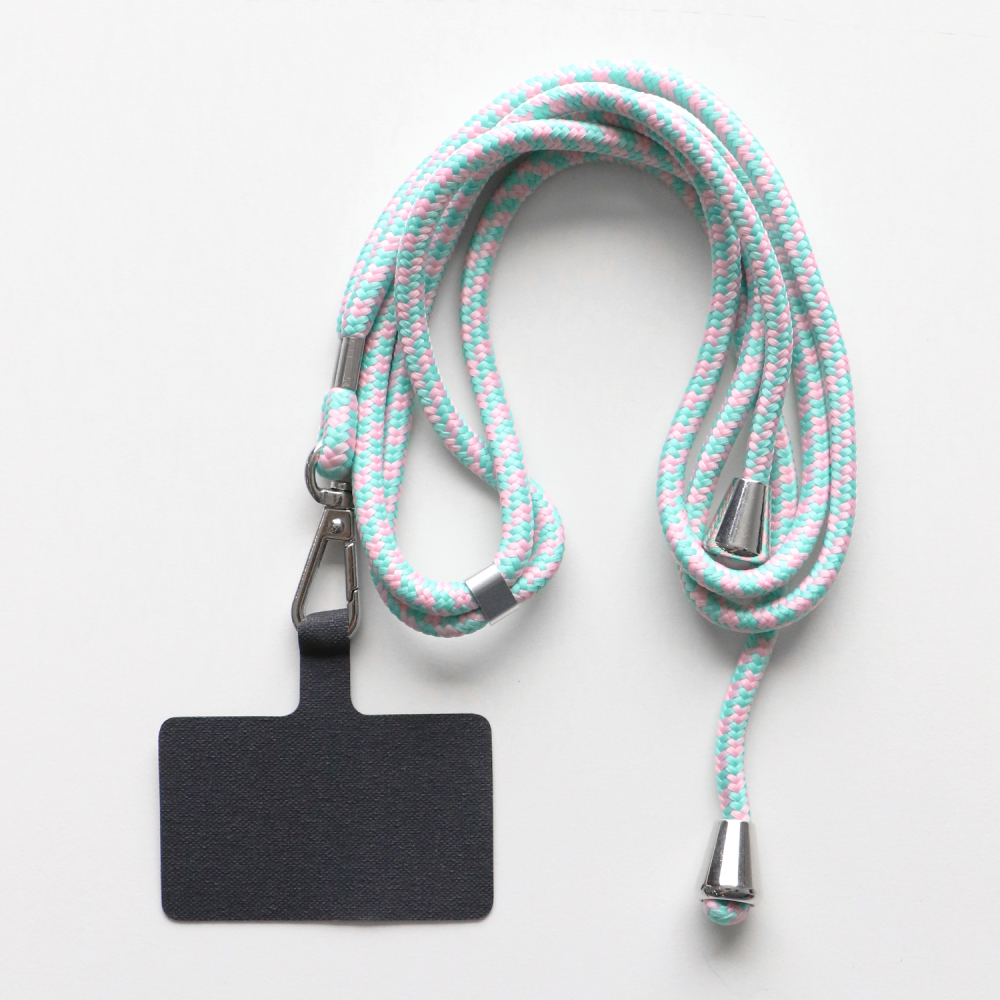 ROCONTRIP Phone Lanyard with Comfortable Nylon Neck Strap, Key Chian Holder Detachable 2 in 1 Crossbody Cell Phone Lanyard with Quick Rele